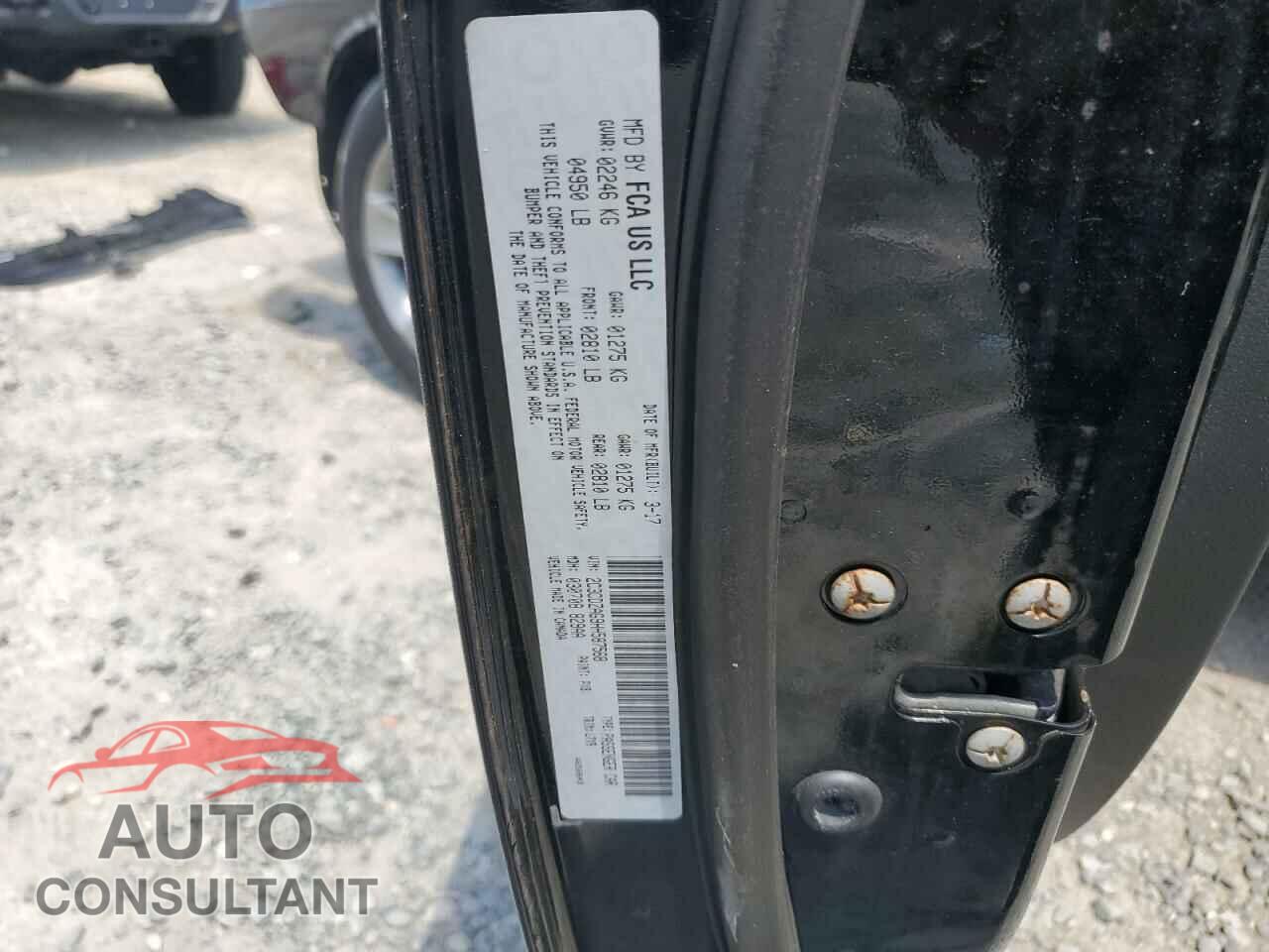 DODGE CHALLENGER 2017 - 2C3CDZAG9HH587568