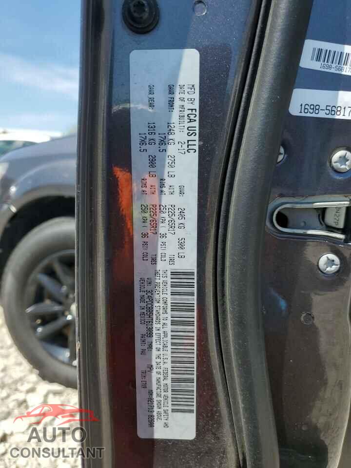 DODGE JOURNEY 2017 - 3C4PDCBB5HT613099
