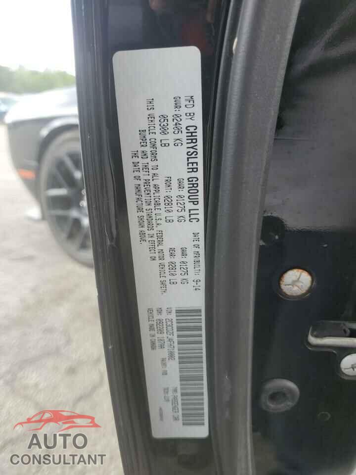 DODGE CHALLENGER 2015 - 2C3CDZFJ4FH710002