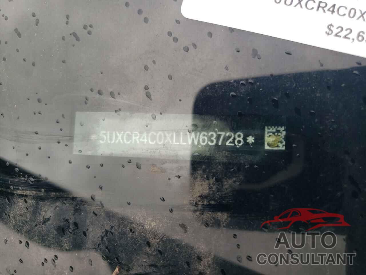 BMW X5 2020 - 5UXCR4C0XLLW63728