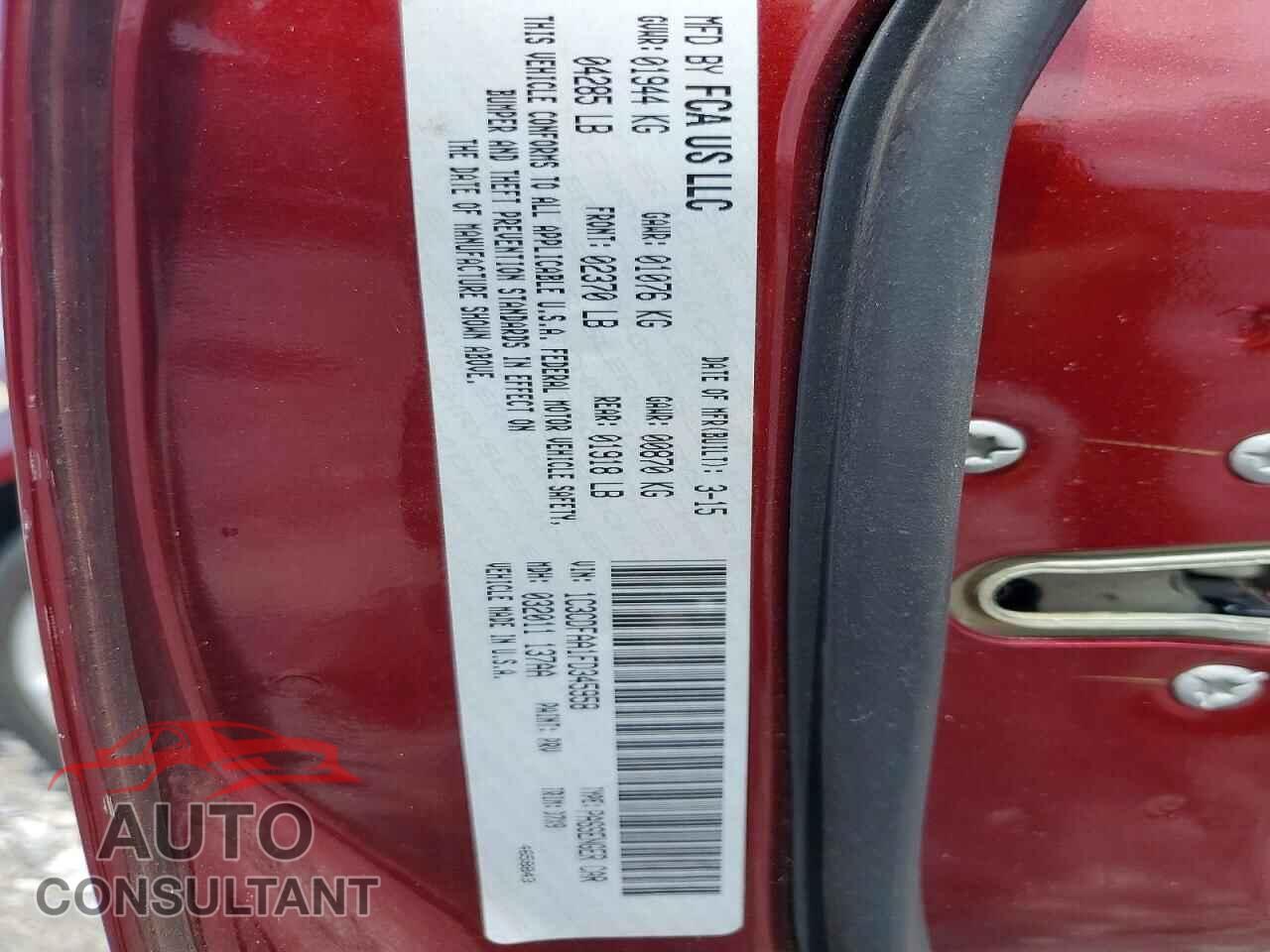 DODGE DART 2015 - 1C3CDFAA1FD345958
