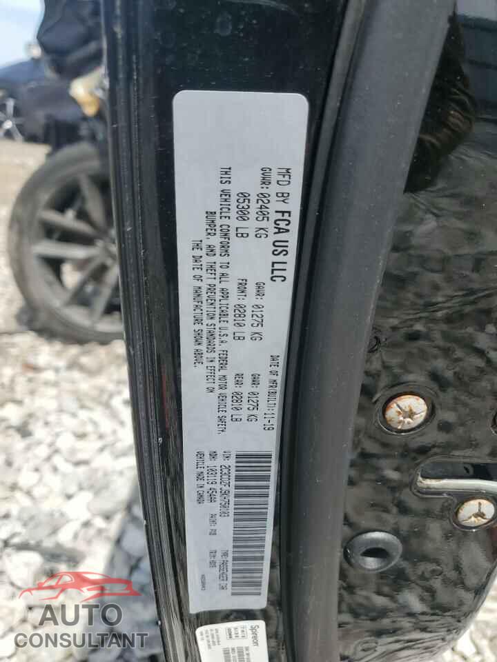 DODGE CHALLENGER 2019 - 2C3CDZFJ9KH750103