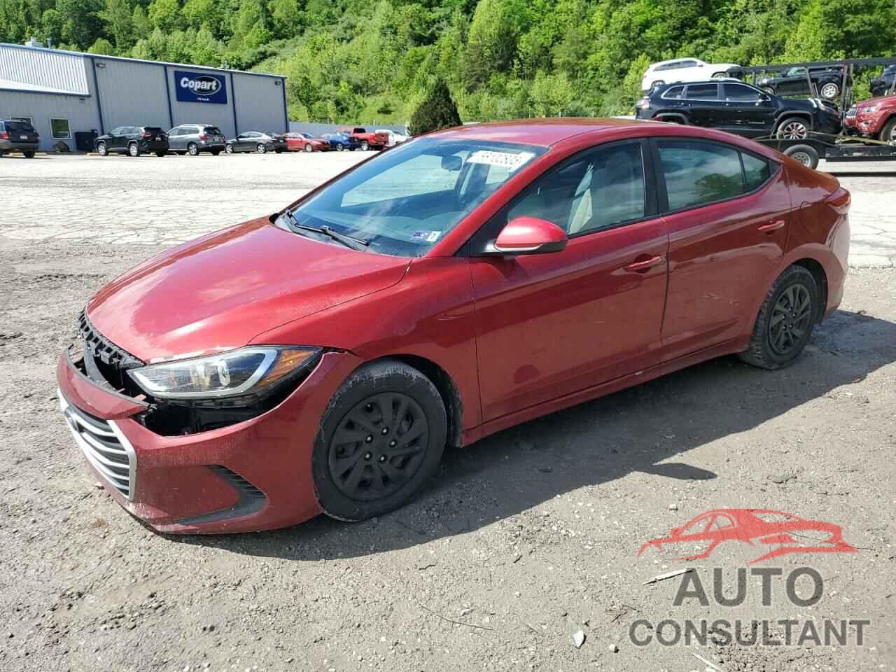 HYUNDAI ELANTRA 2017 - KMHD74LF2HU409248