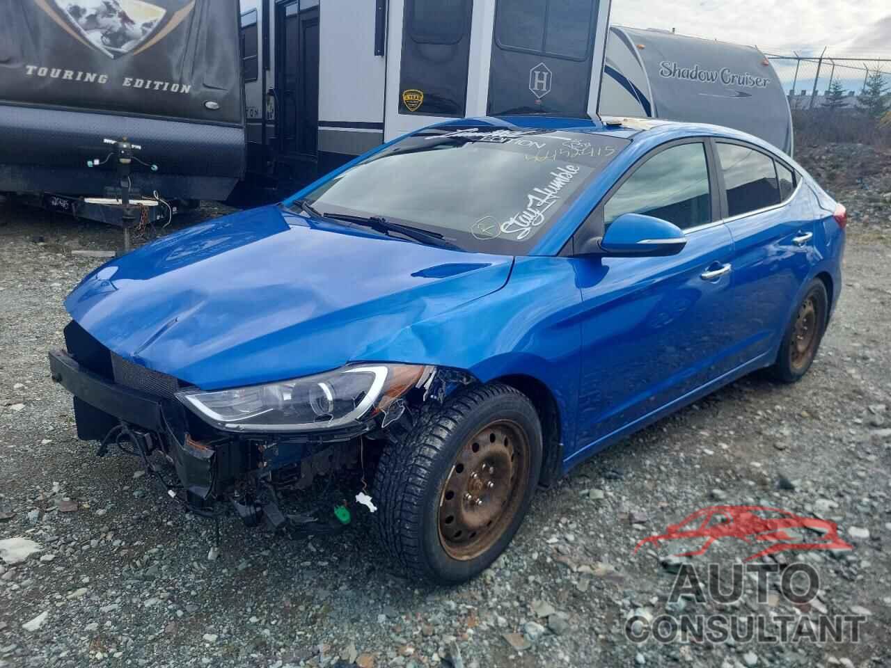 HYUNDAI ELANTRA 2018 - KMHD84LF6JU662897