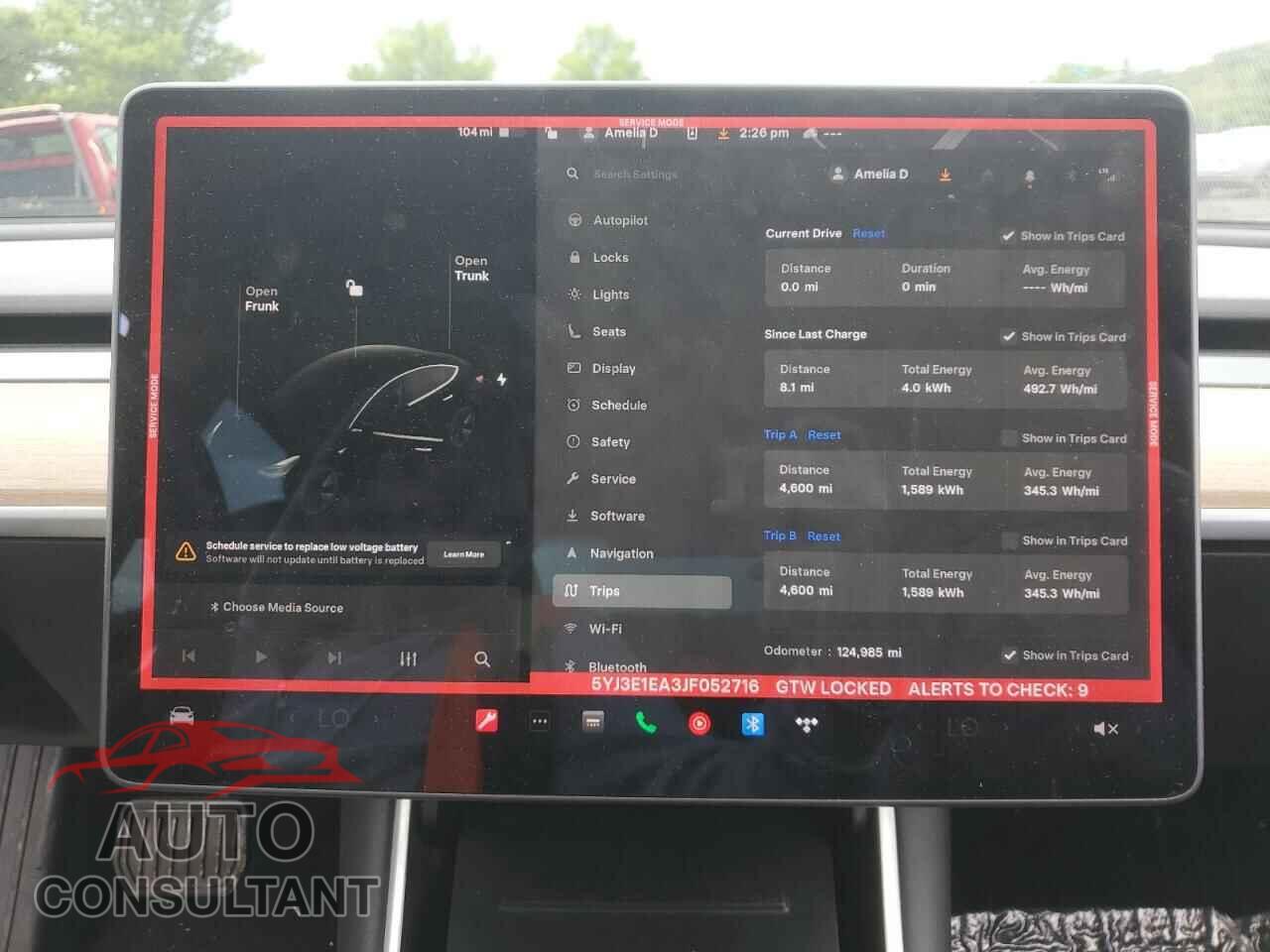 TESLA MODEL 3 2018 - 5YJ3E1EA3JF052716