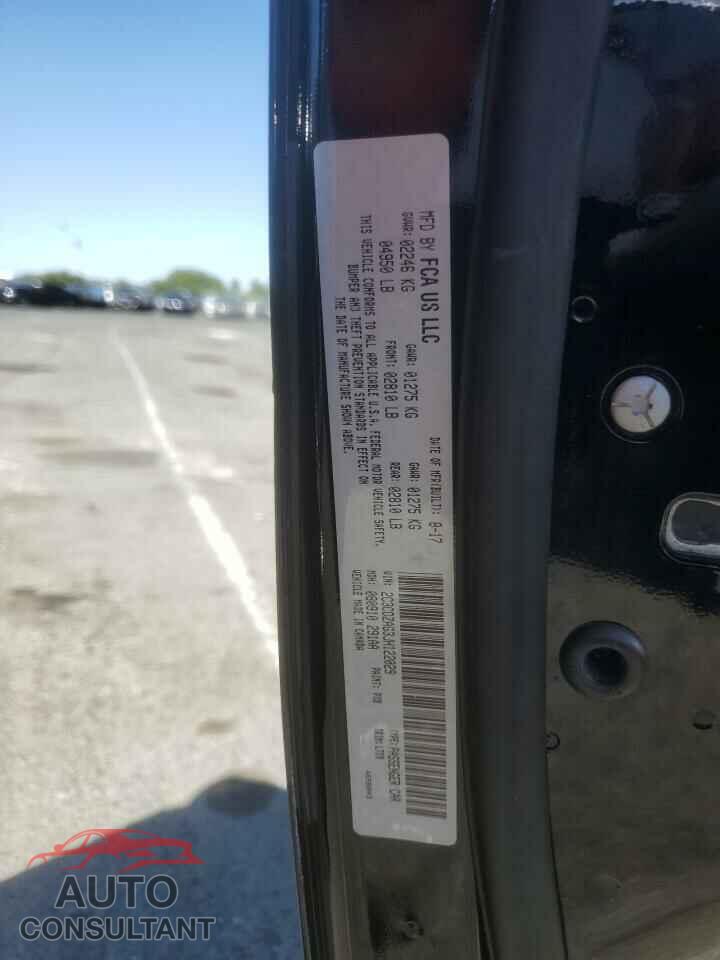 DODGE CHALLENGER 2018 - 2C3CDZAG3JH122029
