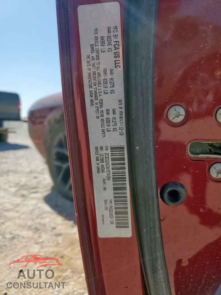 DODGE CHALLENGER 2019 - 2C3CDZAG3KH574354