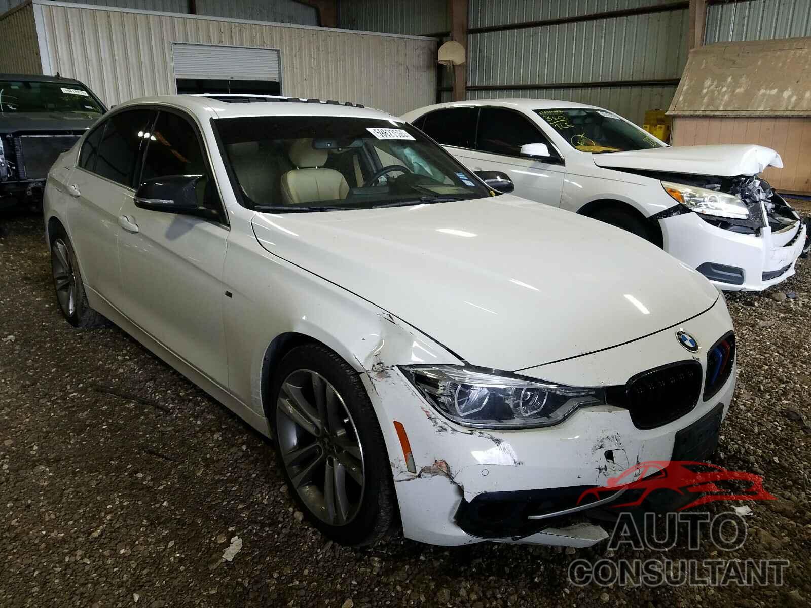 BMW 3 SERIES 2017 - WBA8B9G37HNU57028