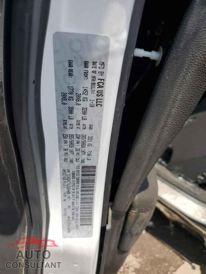 DODGE DURANGO 2018 - 1C4SDHCT4JC224406
