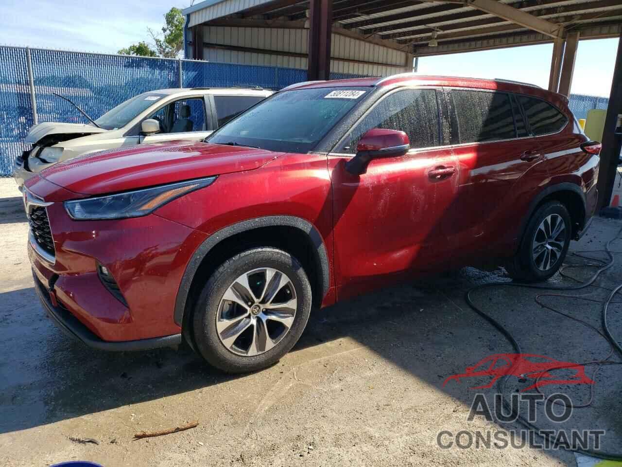 TOYOTA HIGHLANDER 2021 - 5TDGZRAH5MS038890