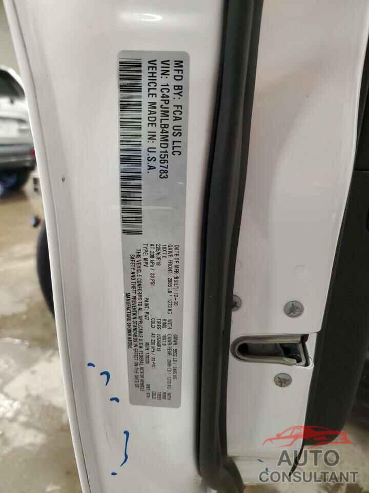 JEEP GRAND CHER 2021 - 1C4PJMLB4MD156783