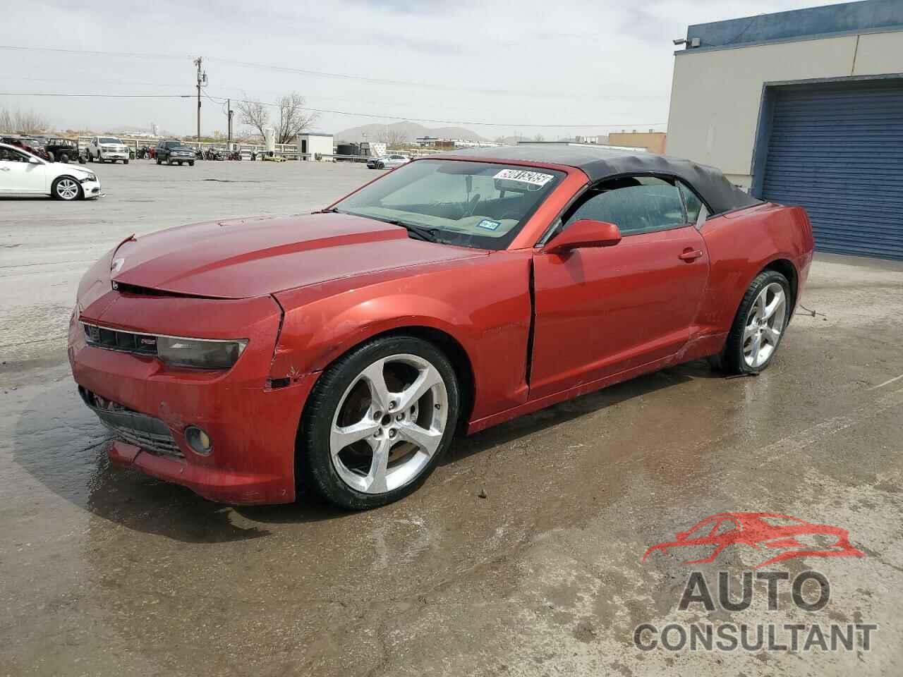 CHEVROLET CAMARO 2015 - 2G1FF3D37F9229622