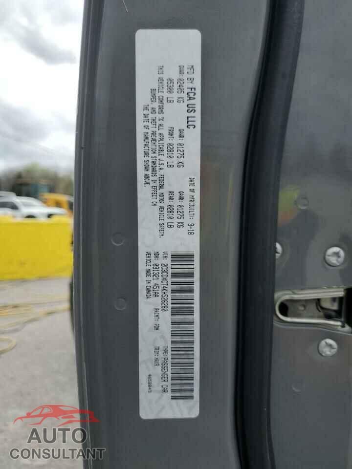 DODGE CHARGER 2019 - 2C3CDXCT4KH526280