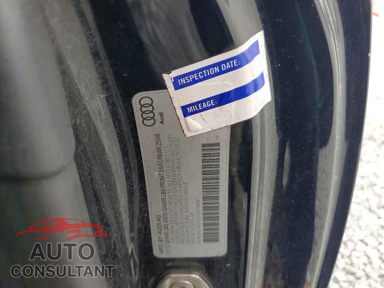 AUDI A5 2013 - WAUAFAFH3DN008881