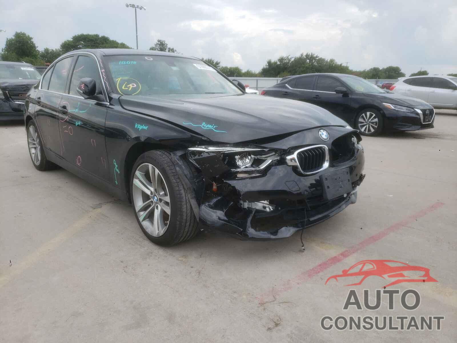 BMW 3 SERIES 2017 - WBA8B9C32HK885855