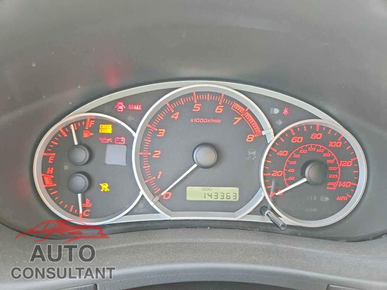 SUBARU WRX 2011 - JF1GR7E64BG831754
