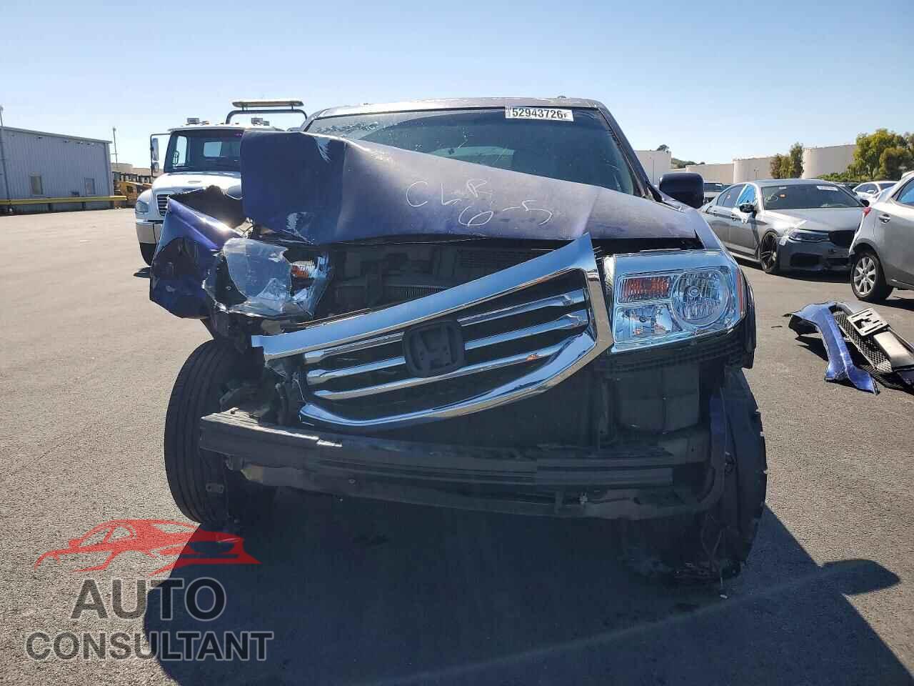 HONDA PILOT 2013 - 5FNYF3H93DB039159