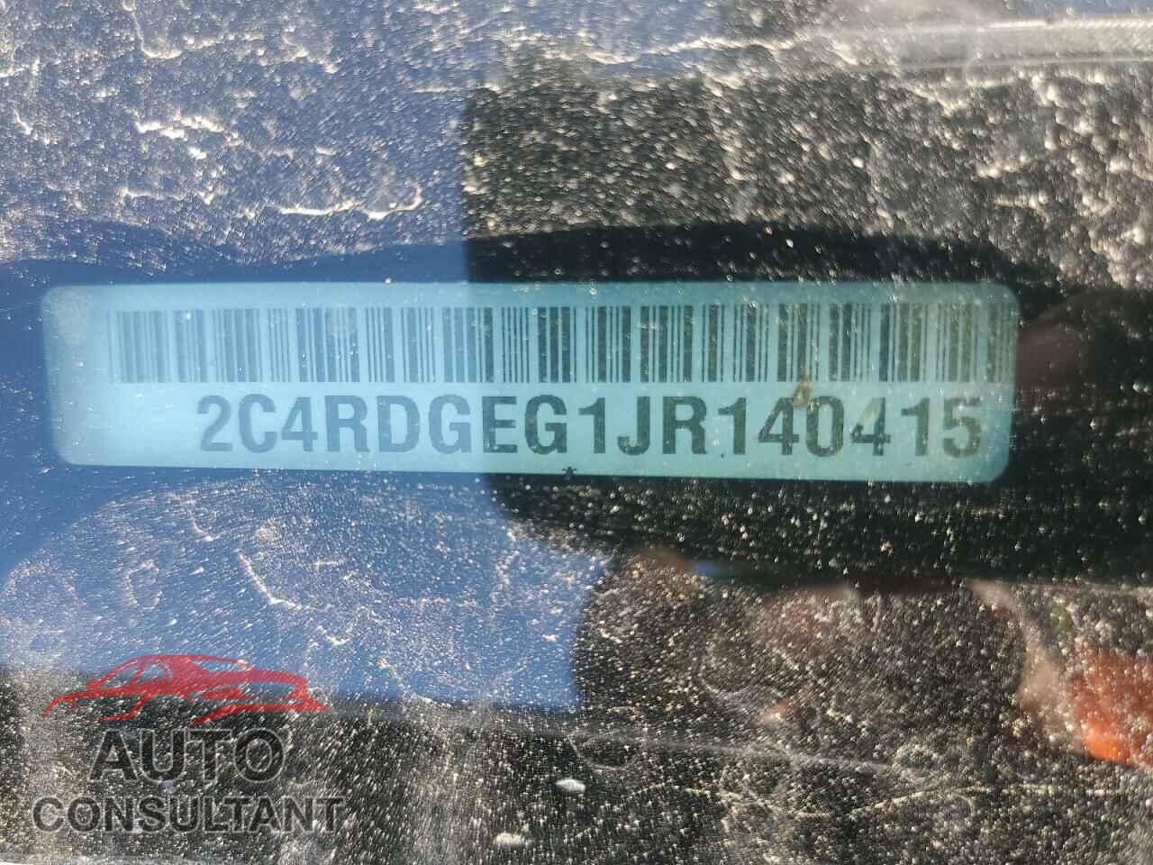 DODGE CARAVAN 2018 - 2C4RDGEG1JR140415