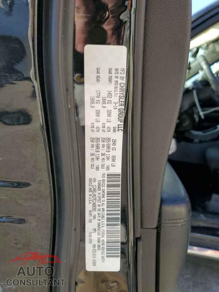 DODGE DURANGO 2014 - 1C4RDJAG7EC468391