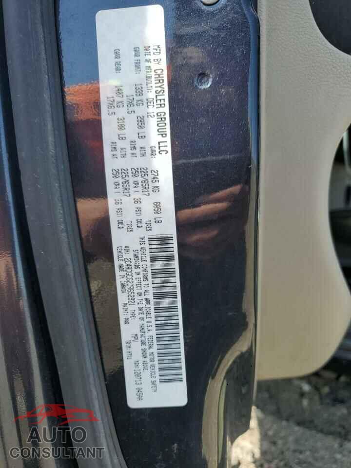 DODGE CARAVAN 2013 - 2C4RDGCG2DR652921