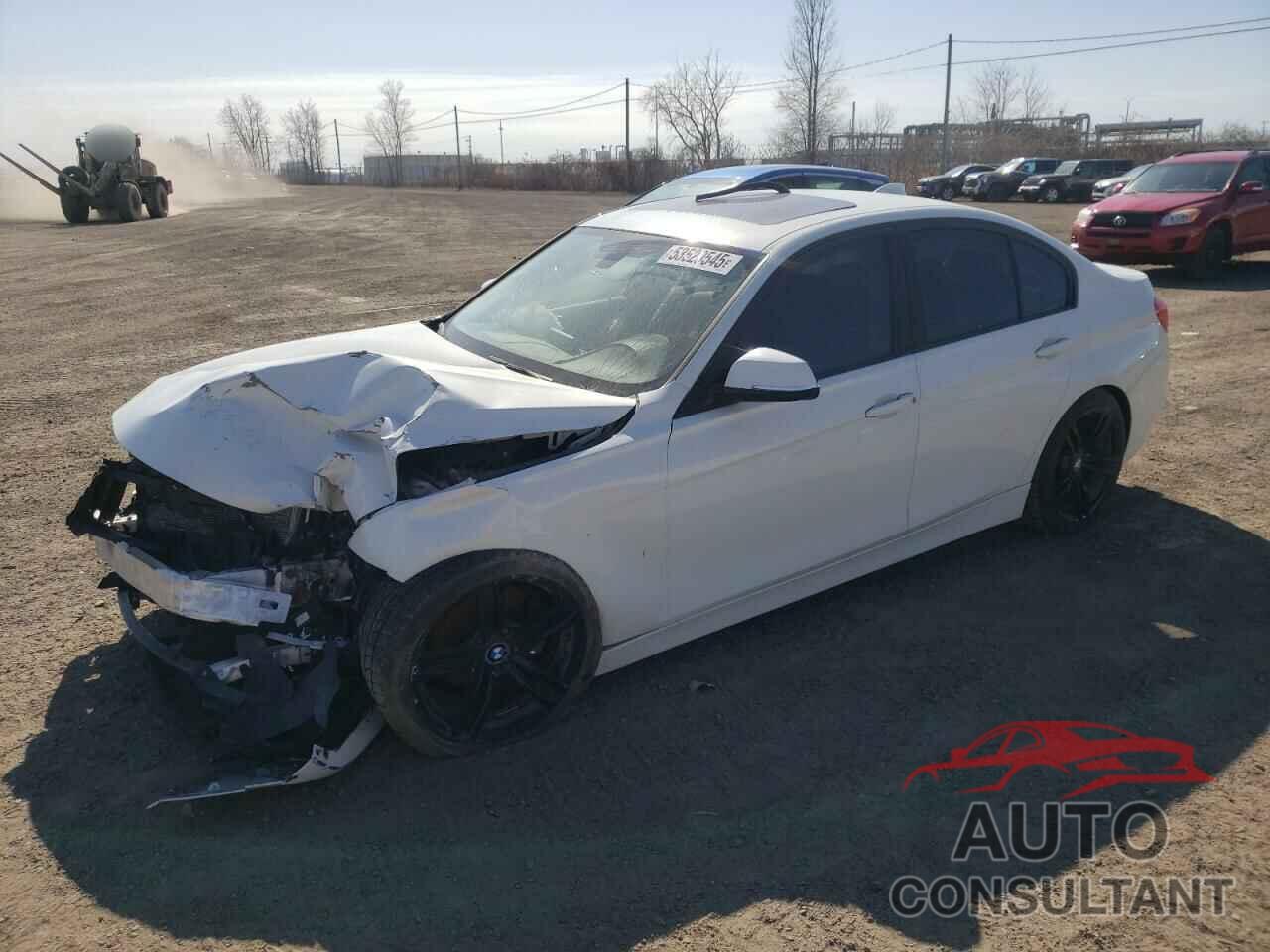 BMW 3 SERIES 2013 - WBA3B3C53DJ811191