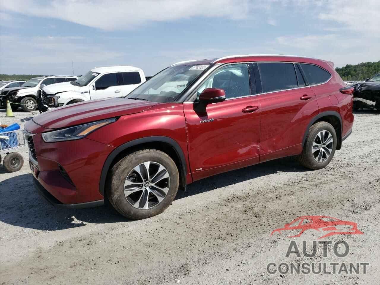 TOYOTA HIGHLANDER 2021 - 5TDHBRCH4MS036991