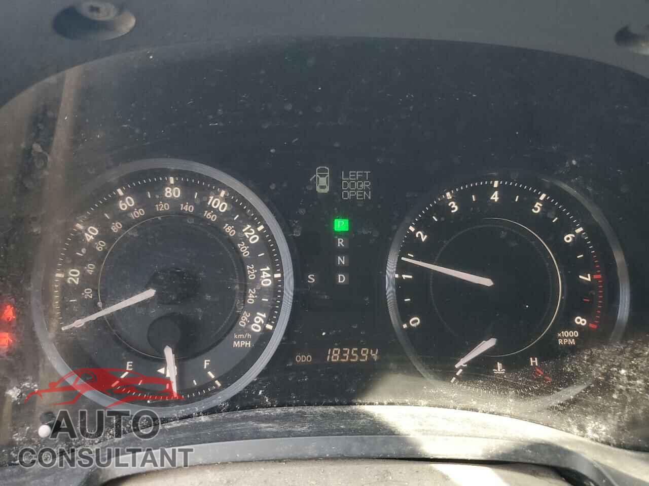 LEXUS IS 2010 - JTHFF2C20A2500407