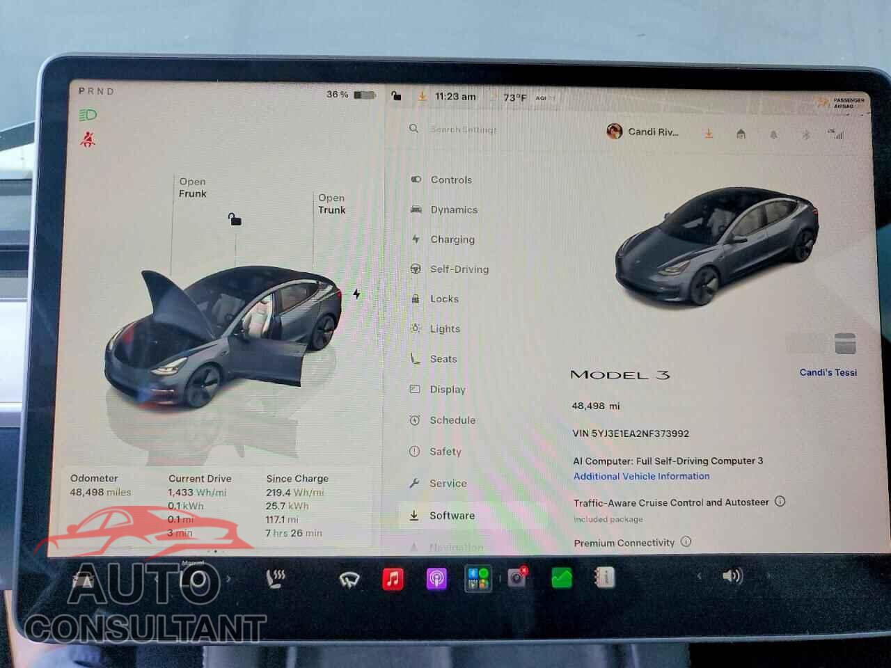 TESLA MODEL 3 2022 - 5YJ3E1EA2NF373992