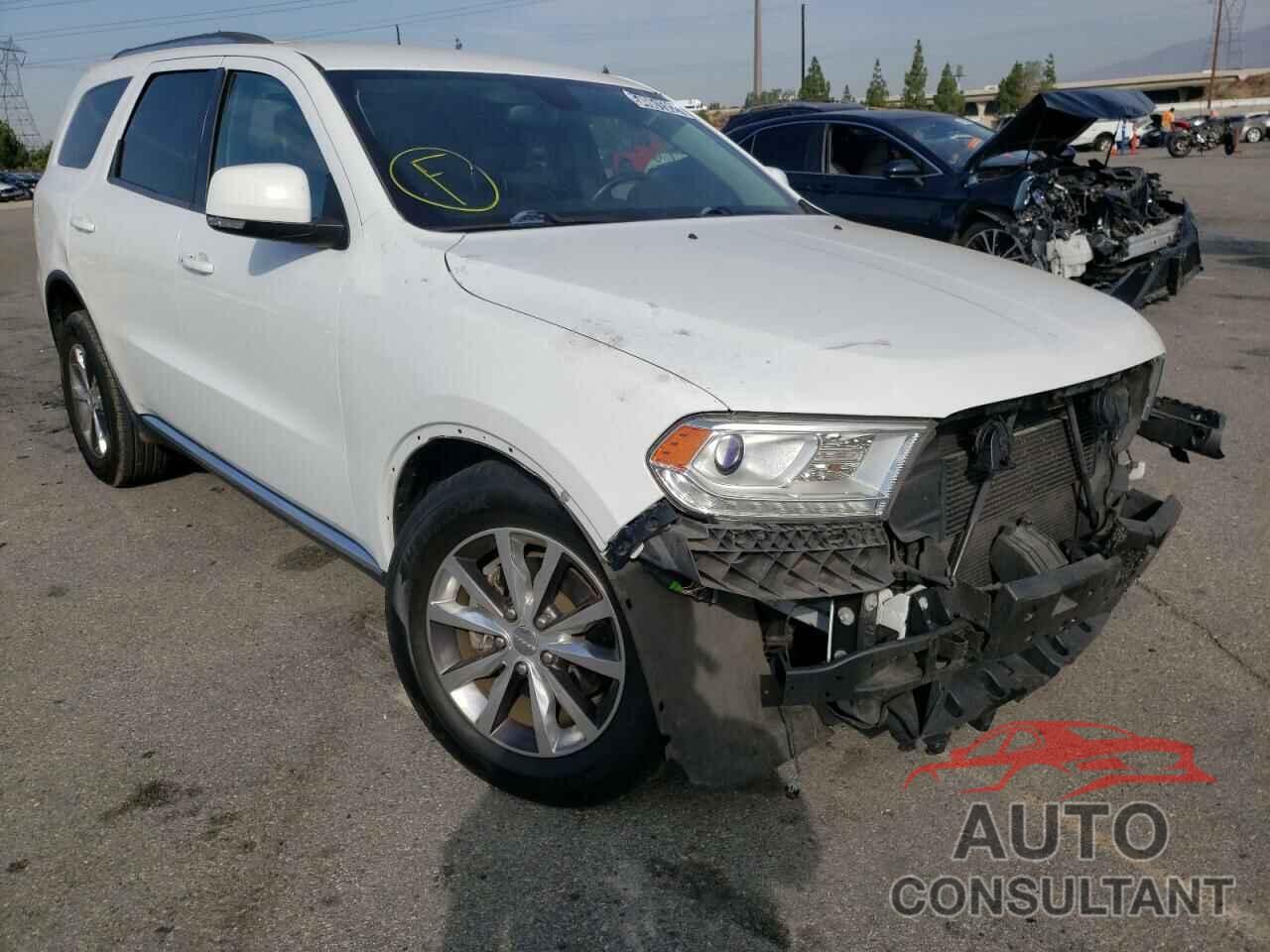 DODGE DURANGO 2016 - 1C4RDHDGXGC308092