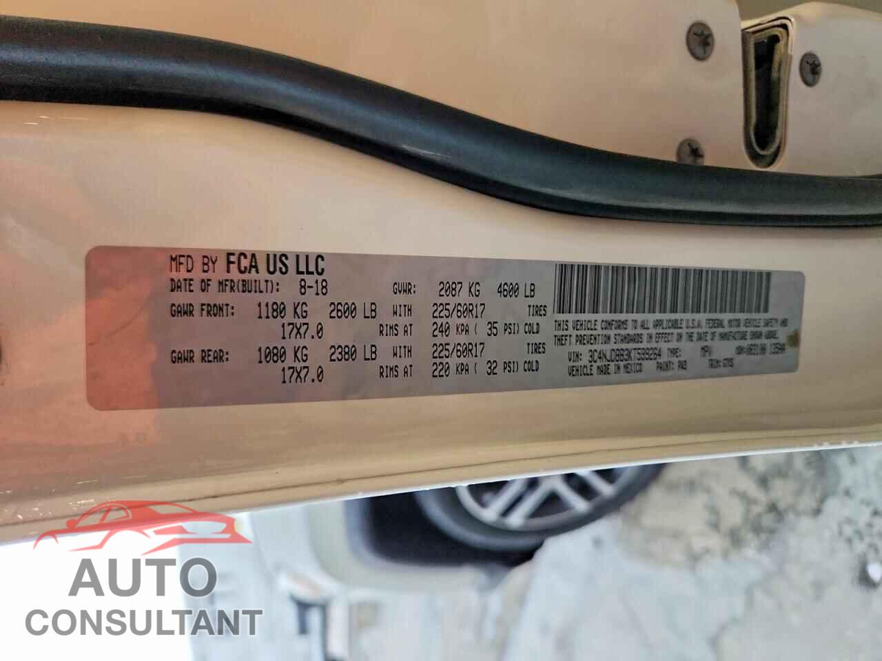 JEEP COMPASS 2019 - 3C4NJDBB3KT599264