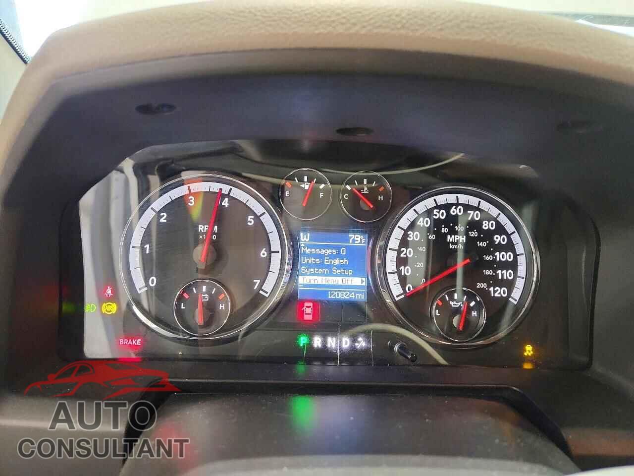 DODGE RAM 1500 2012 - 1C6RD7LT2CS172413