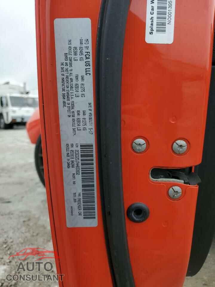 DODGE CHALLENGER 2017 - 2C3CDZDJ7HH653932