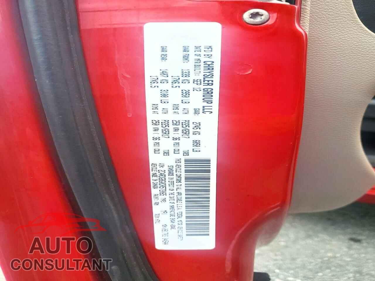 DODGE CARAVAN 2013 - 2C4RDGBG0DR572065