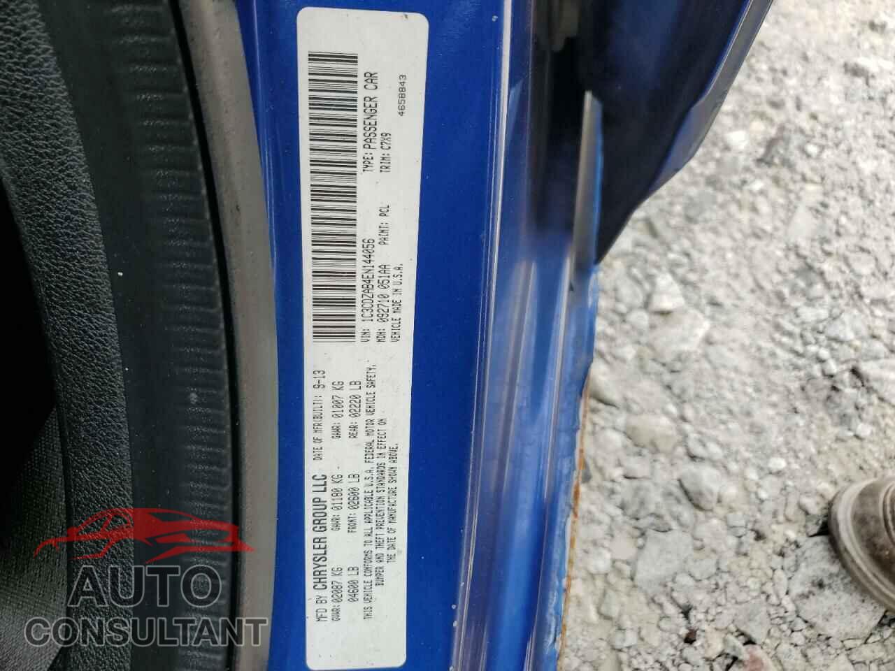 DODGE AVENGER 2014 - 1C3CDZAB4EN144056