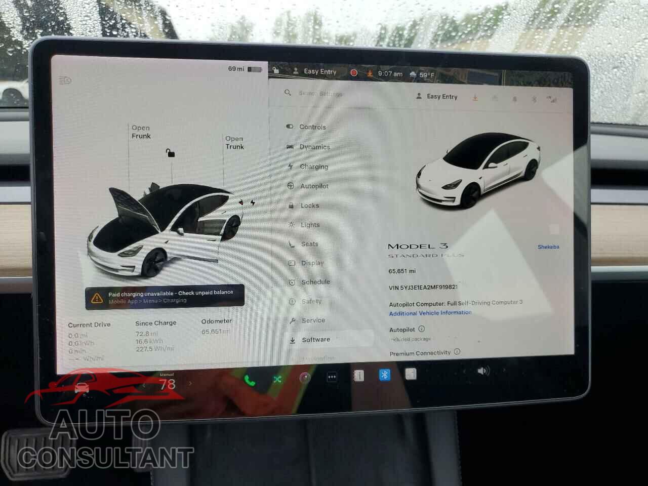 TESLA MODEL 3 2021 - 5YJ3E1EA2MF919821