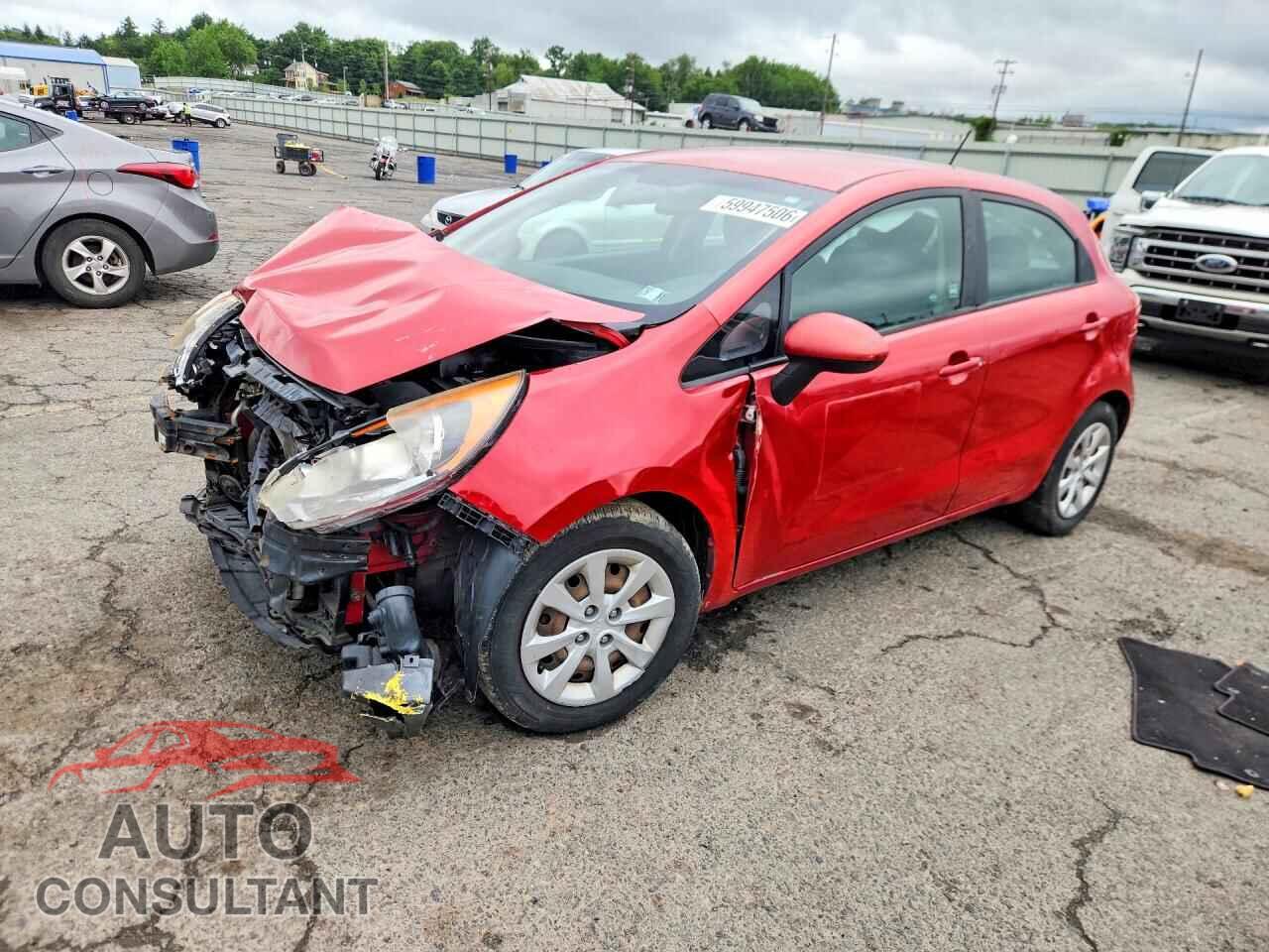 KIA RIO 2012 - KNADN5A38C6031925