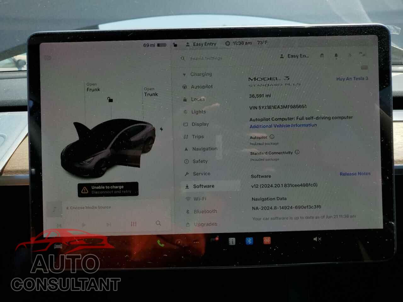 TESLA MODEL 3 2021 - 5YJ3E1EA3MF985651