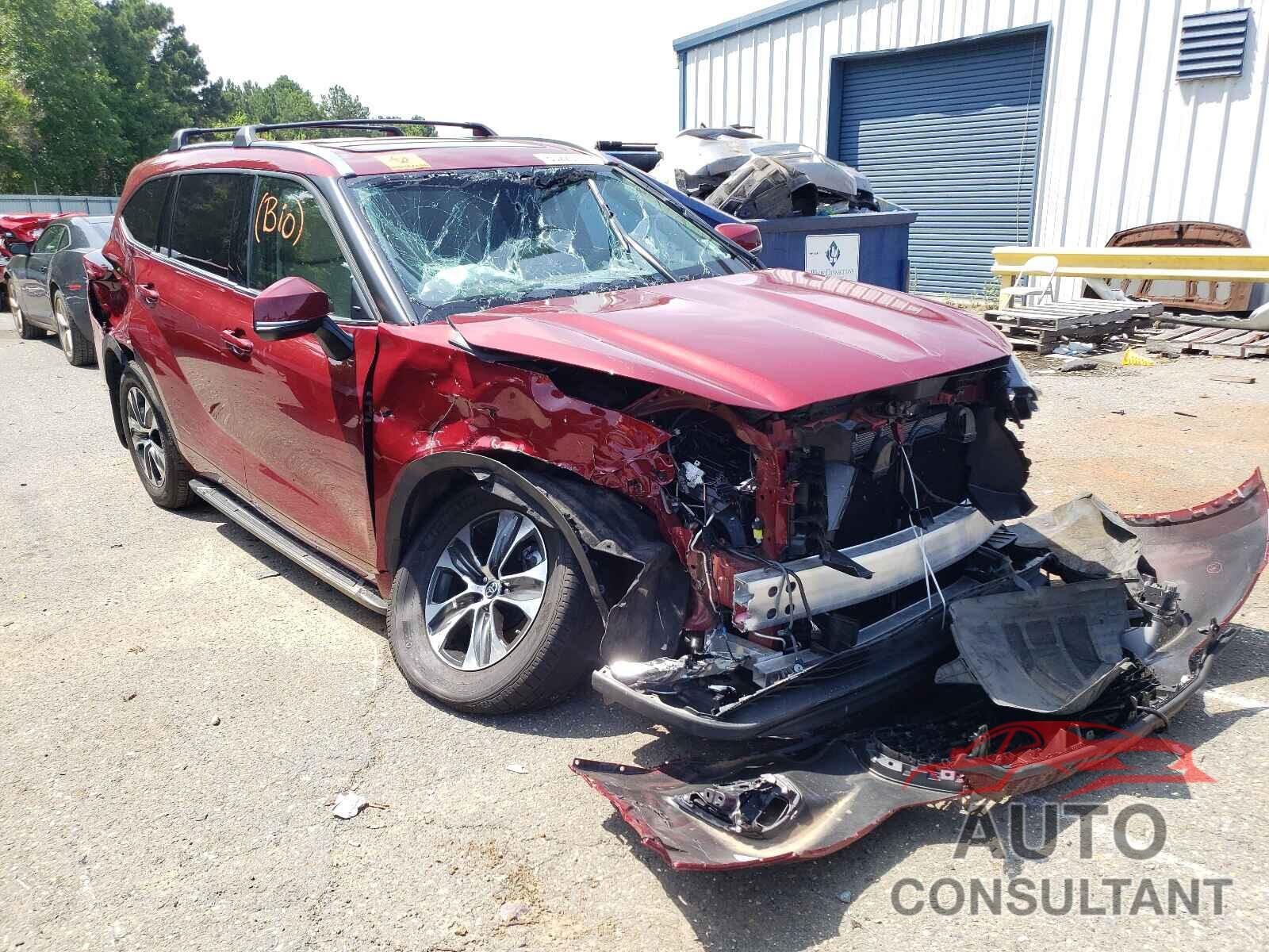 TOYOTA HIGHLANDER 2020 - 5TDGZRAH4LS504632