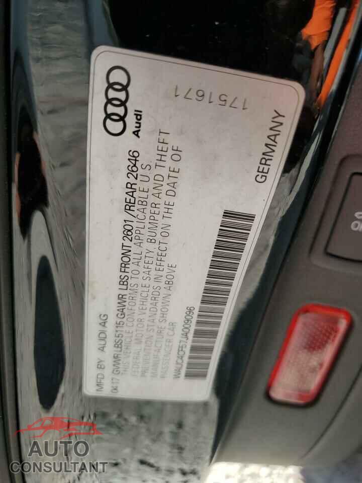 AUDI S5/RS5 2018 - WAUC4CF57JA009096