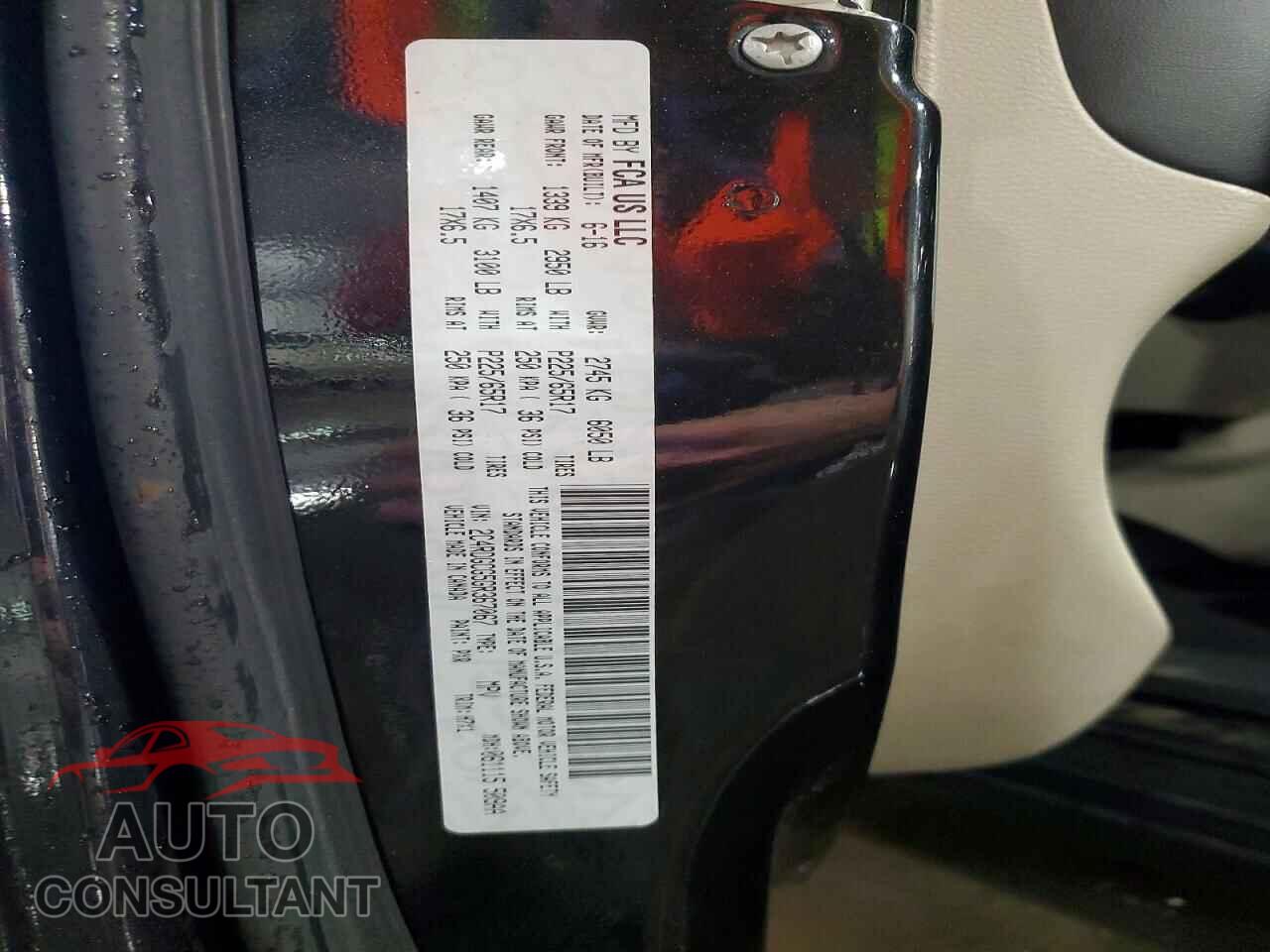 DODGE CARAVAN 2016 - 2C4RDGCG5GR367067