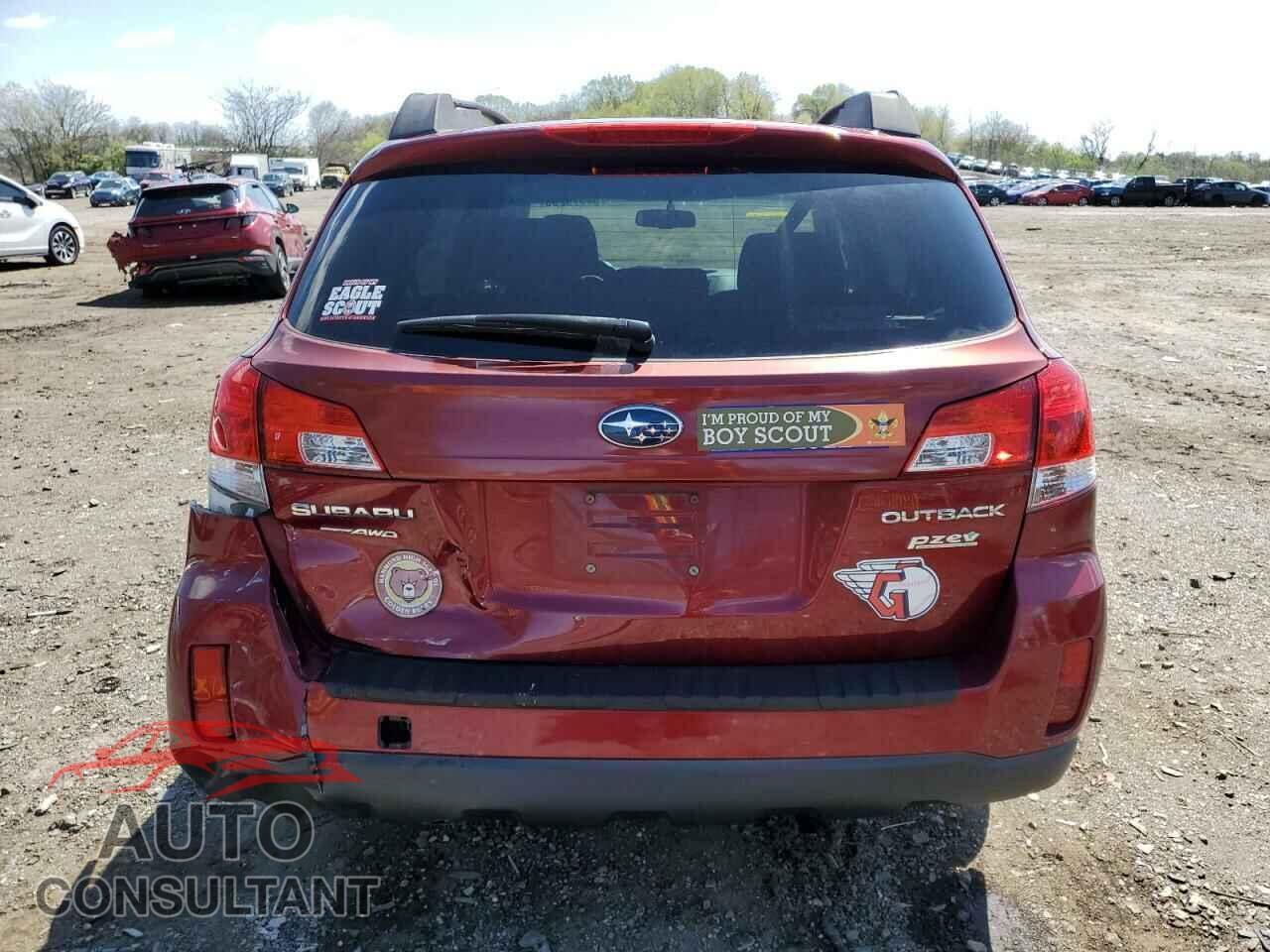 SUBARU OUTBACK 2012 - 4S4BRBCC9C3236323