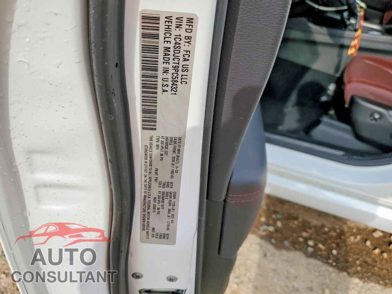 DODGE DURANGO 2023 - 1C4SDJCT9PC584321