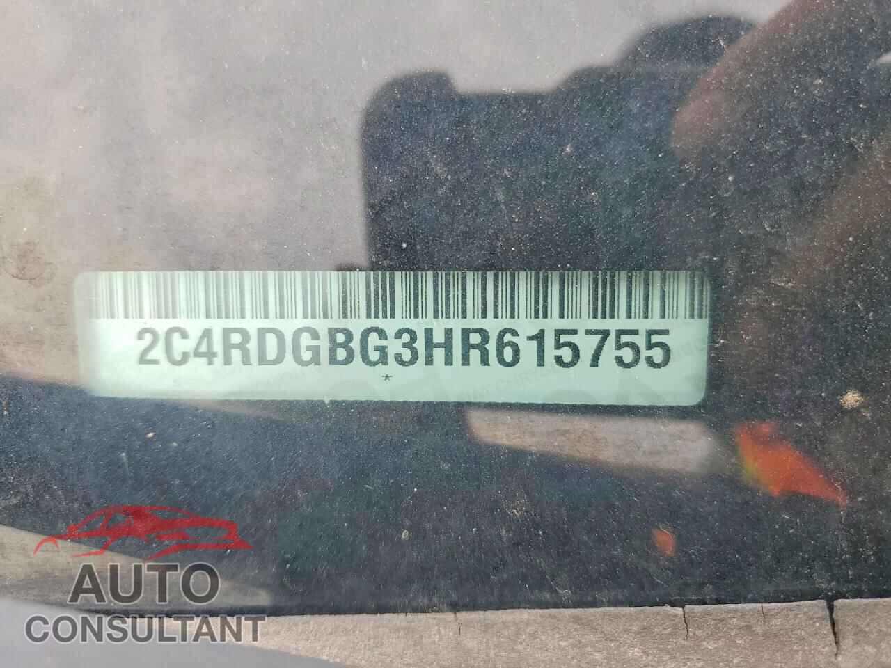 DODGE CARAVAN 2017 - 2C4RDGBG3HR615755