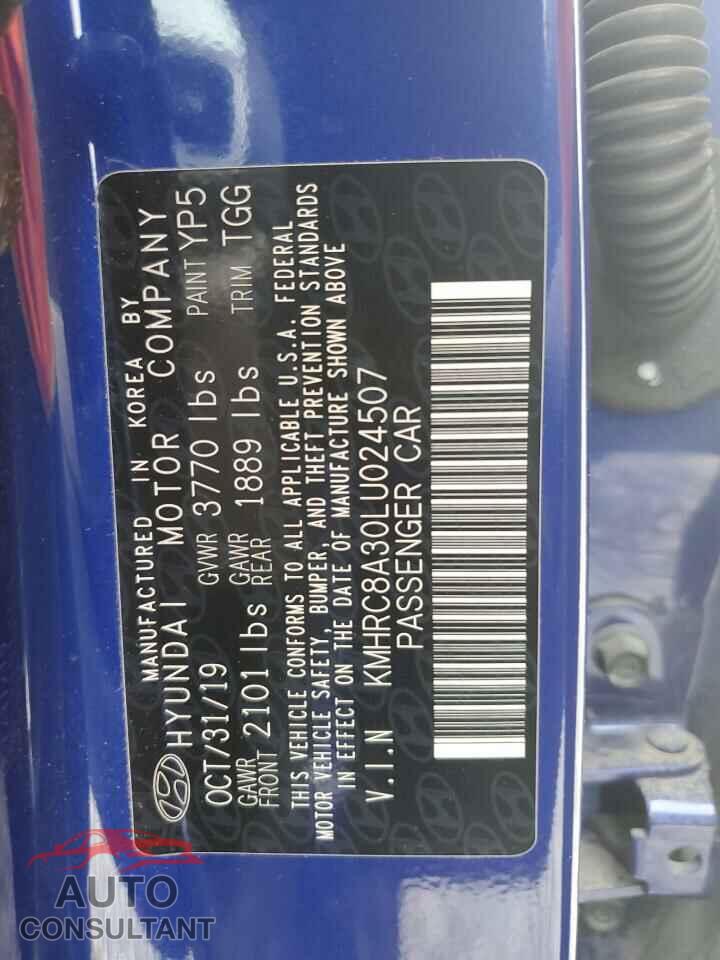 HYUNDAI VENUE 2020 - KMHRC8A30LU024507