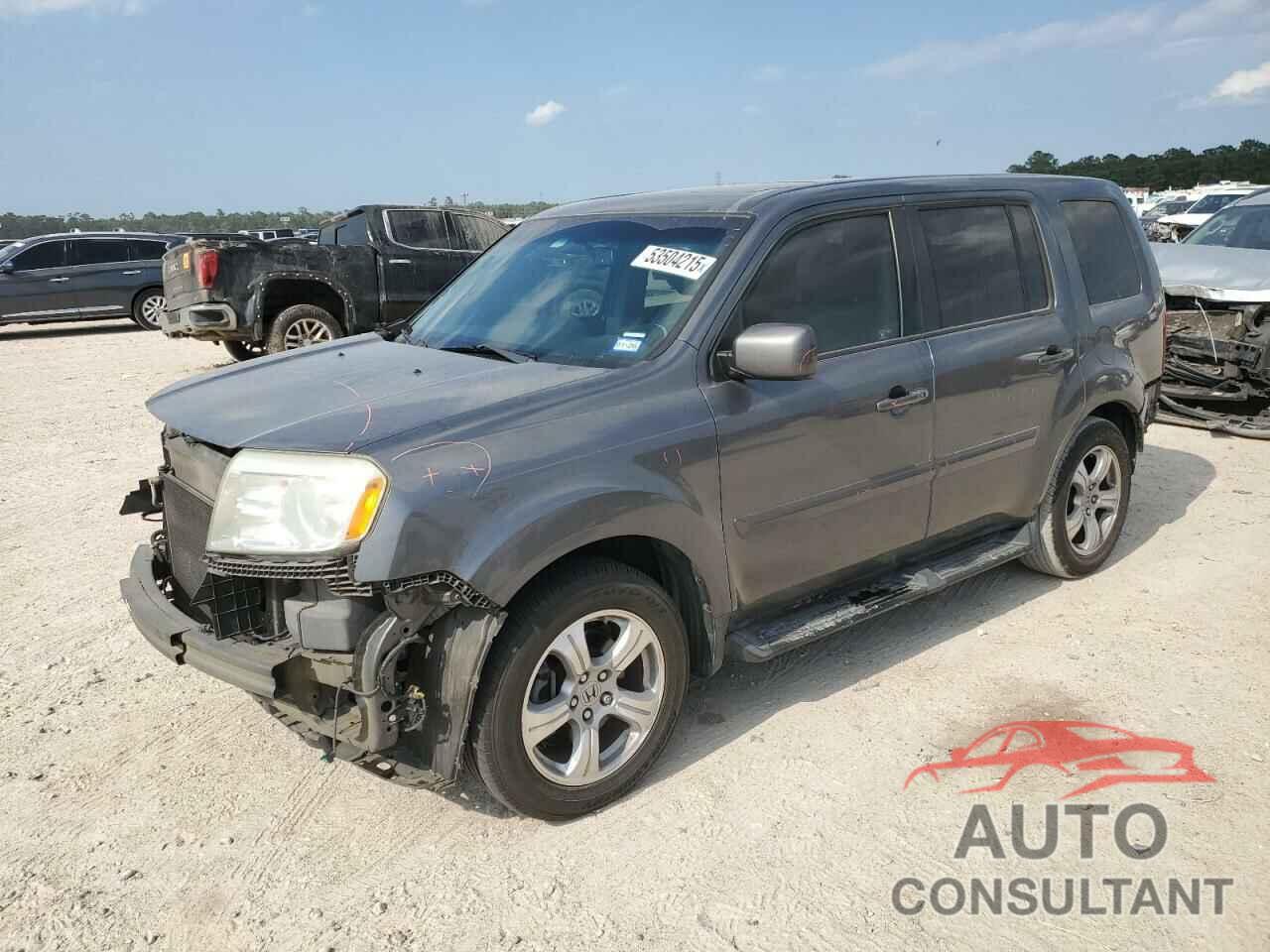 HONDA PILOT 2012 - 5FNYF3H68CB034298