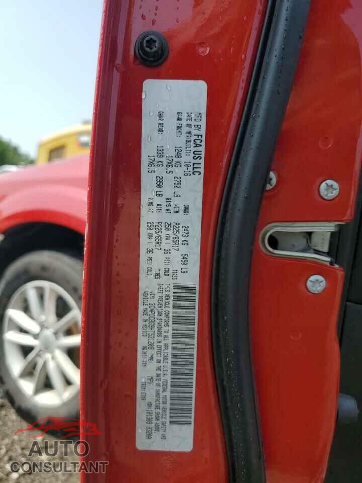 DODGE JOURNEY 2017 - 3C4PDCBG9HT531209