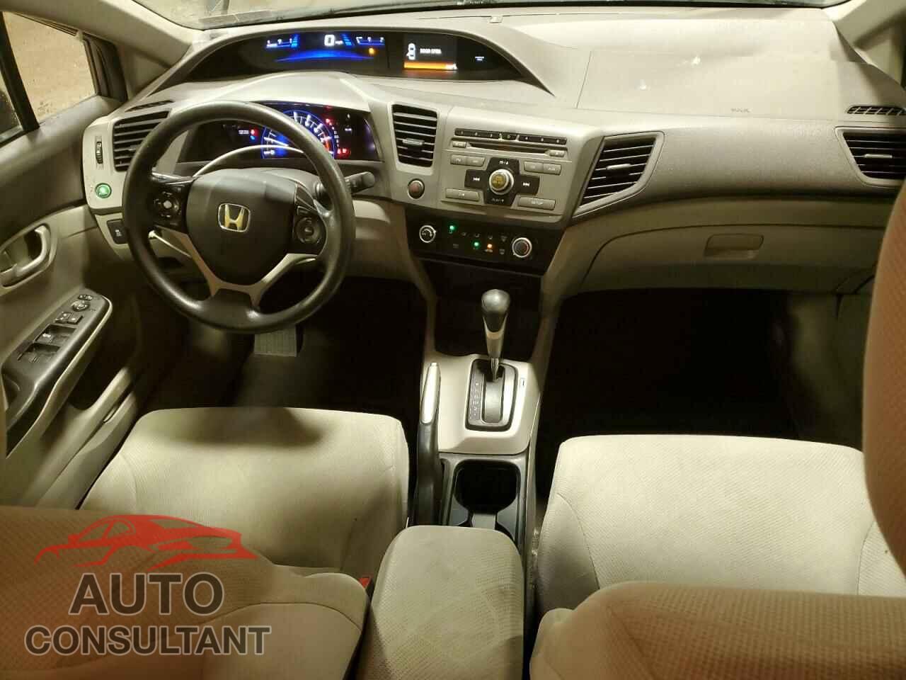 HONDA CIVIC 2012 - 19XFB2F55CE356765