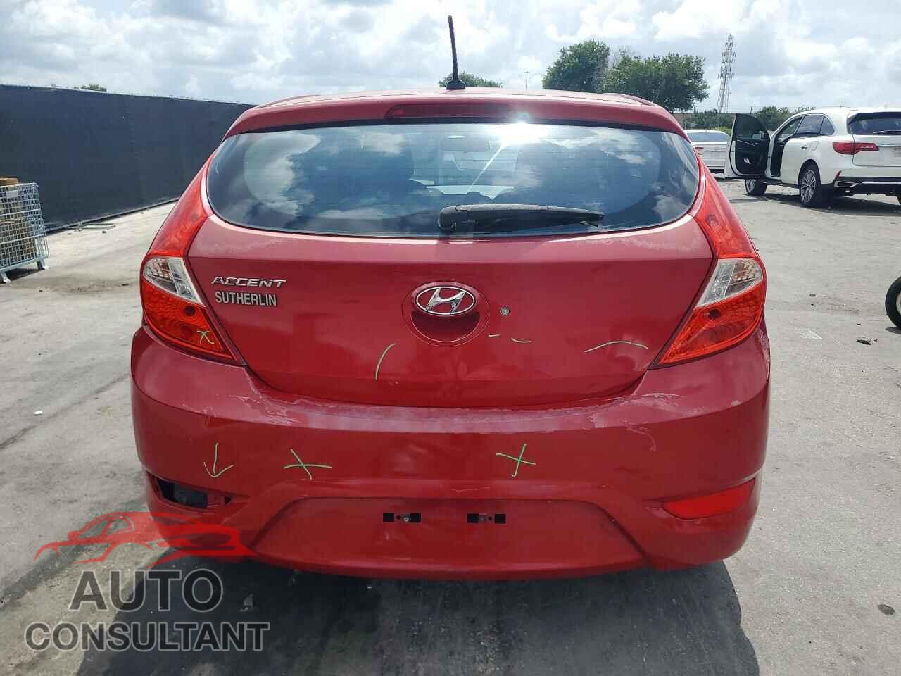HYUNDAI ACCENT 2012 - KMHCT5AEXCU005565