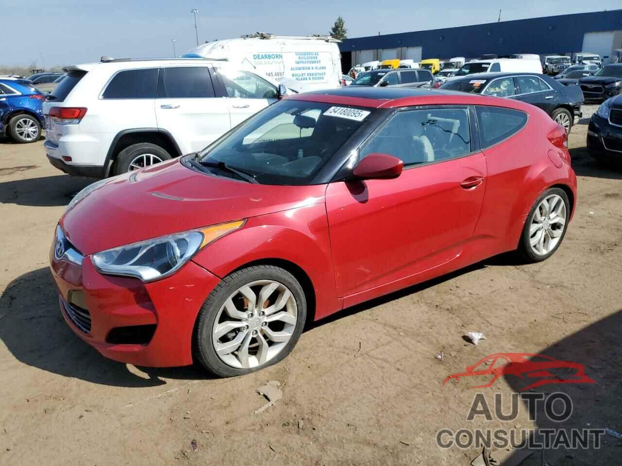 HYUNDAI VELOSTER 2013 - KMHTC6AD4DU143231