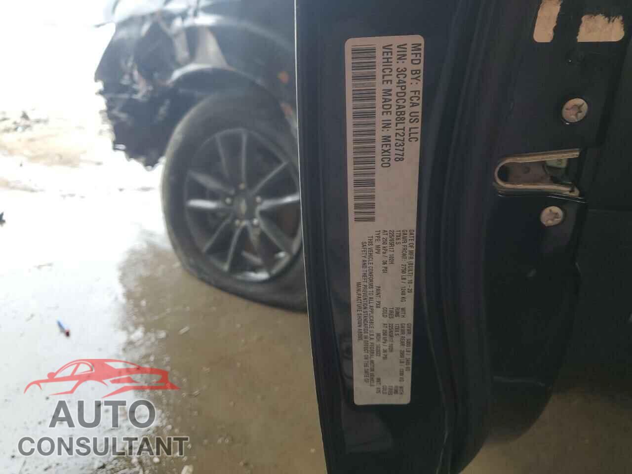 DODGE JOURNEY 2020 - 3C4PDCAB8LT273778